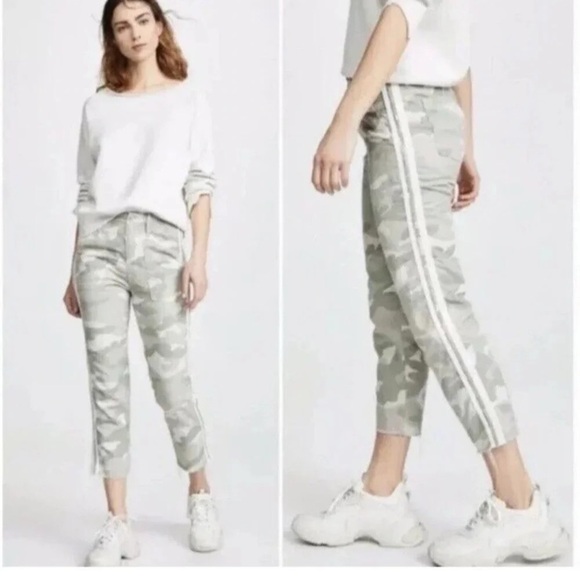 Mother The Shaker Chop Crop Fray in Desert Print SZ 30 - Picture 5 of 12